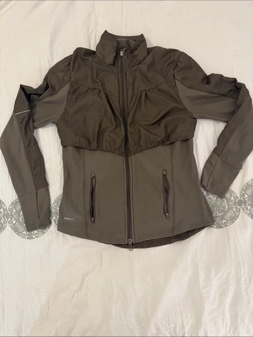 Nike Women’s Olive Utility Full-Zip Jacket